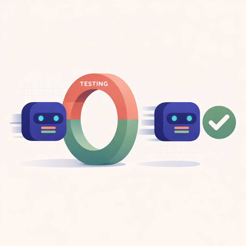 Testing and implementation of AI agents