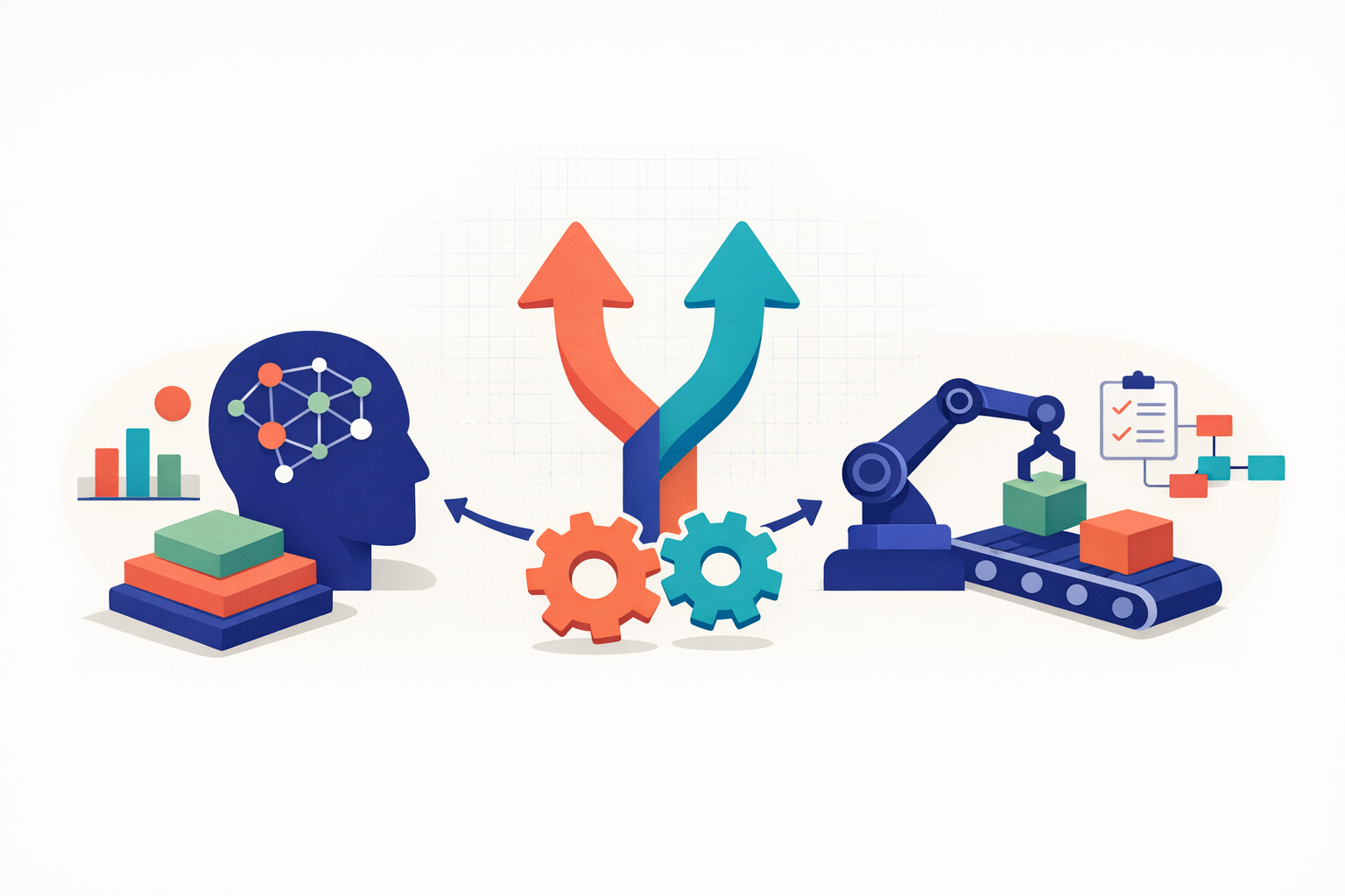 Hero image depicting the evolution of AI and RPA in the landscape of automation.