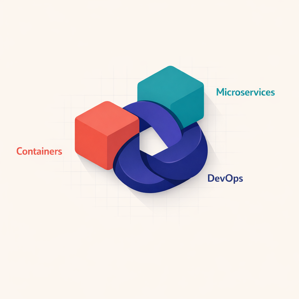 Minimalist illustration of the basics of cloud native development