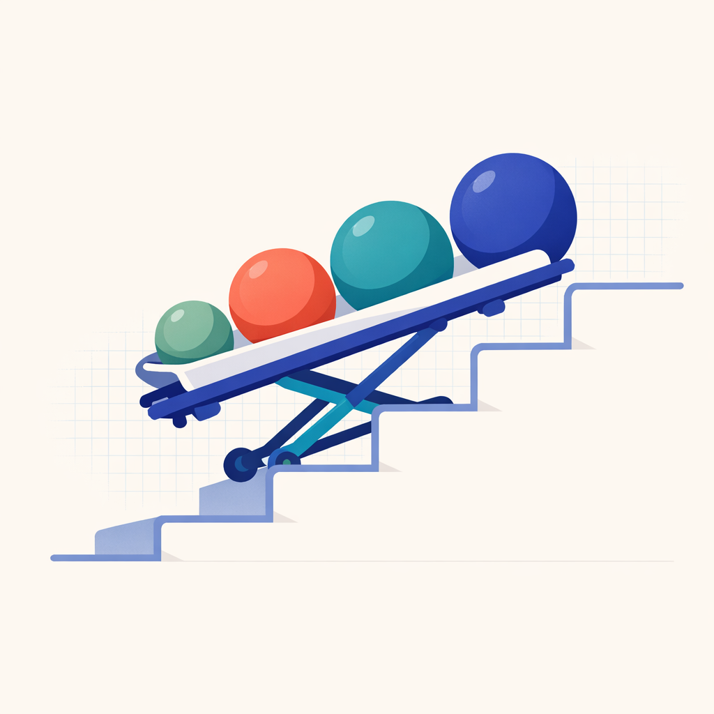 Illustration of the process of prioritizing technical debt