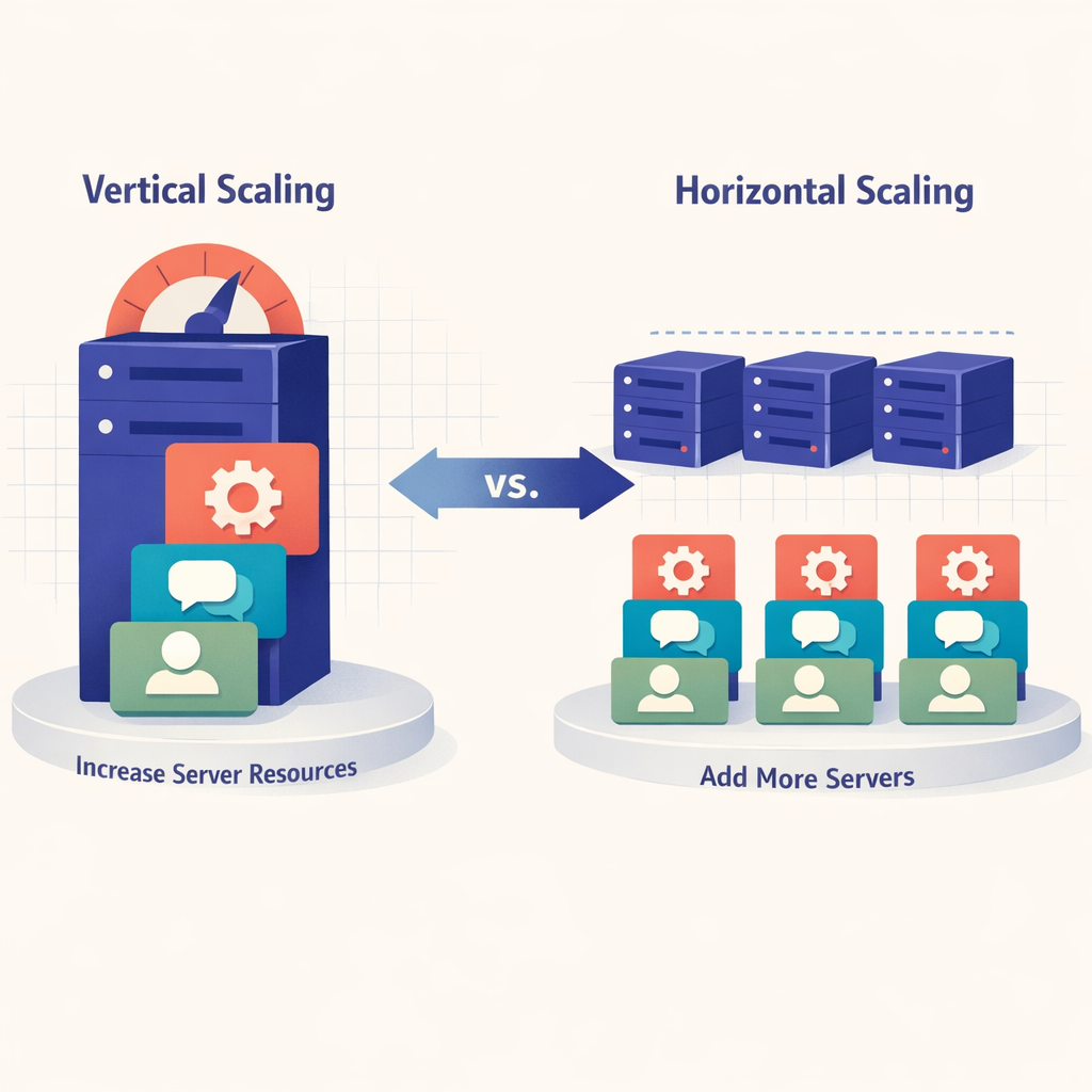 Diagram showing SaaS scalability patterns