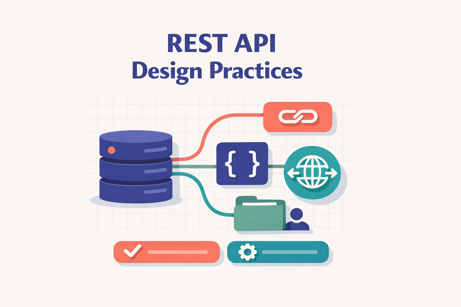 Hero image showcasing the concept of Rest API Design Practices