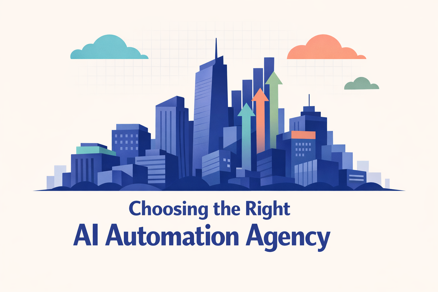 Hero image showing a city skyline, representing the growth of AI Agencies.