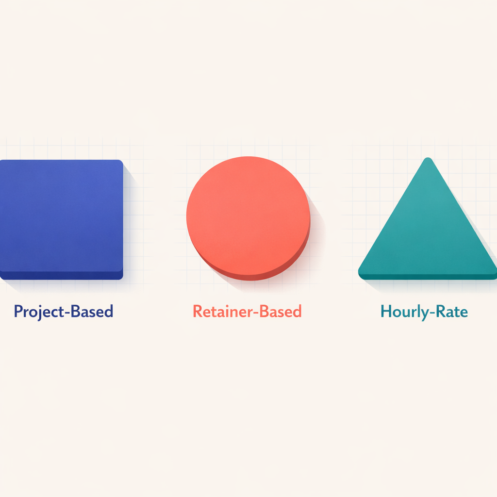 Diagram illustrating different pricing models in AI automation